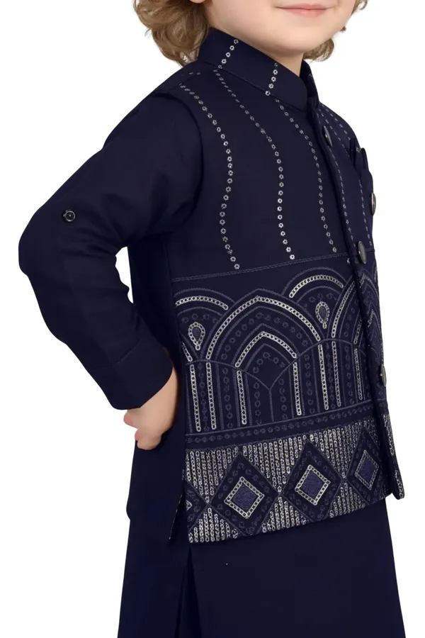 Navy_Embroidered_Kurta_Pajama_Set_for_Boys