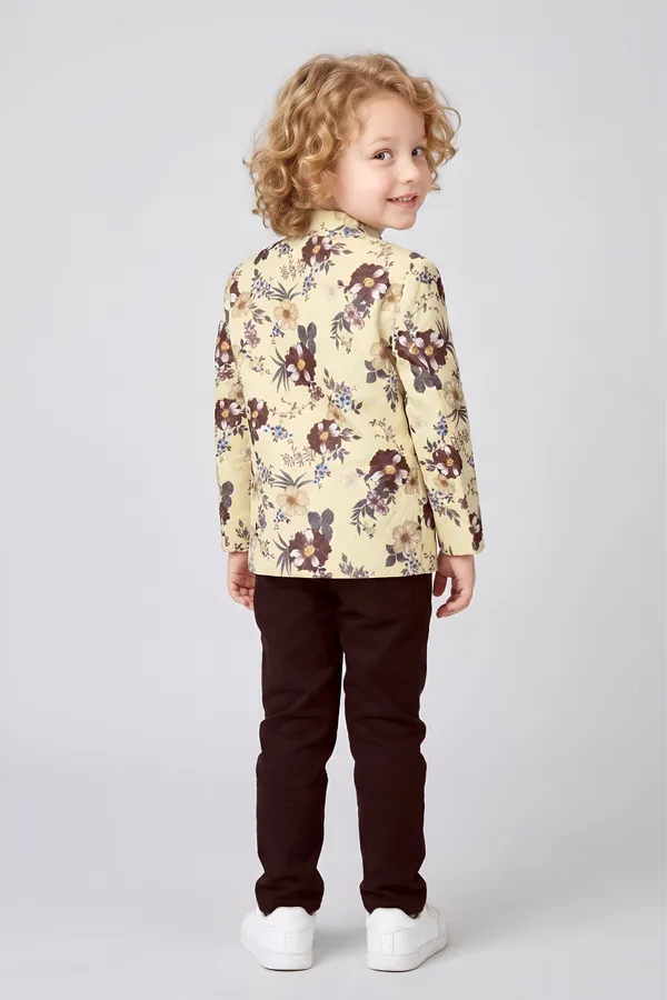 Beige_Floral_Print_Blazer_for_Boys