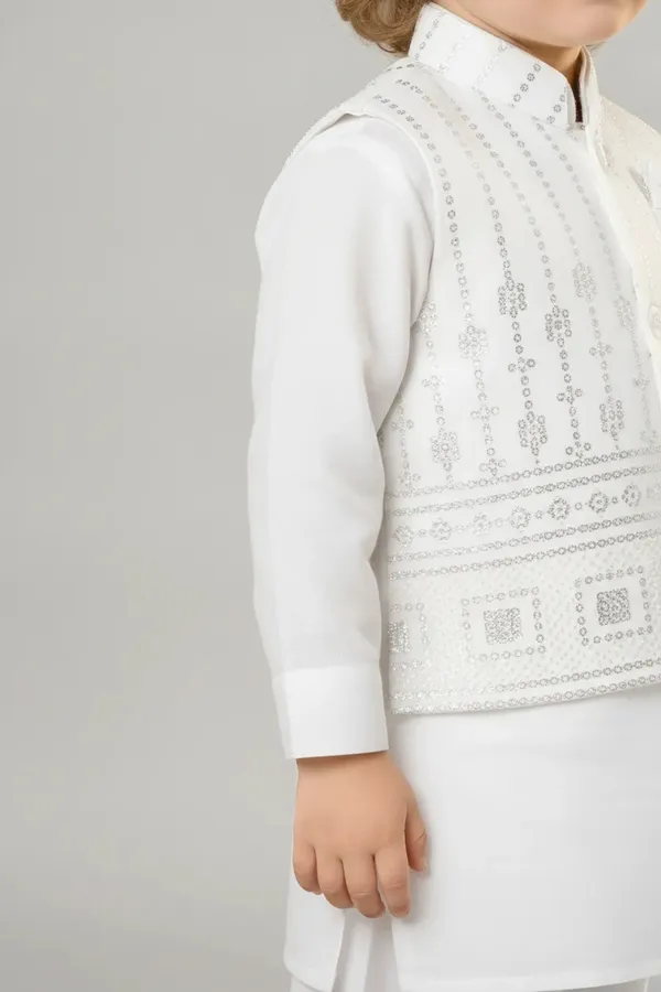 White_Embroidered_Ethnic_Kurta_Pajama_Set_For_Boys