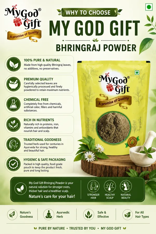 My_God_Gift_Bhringraj_Powder_|_Bhringraj_Hair_Powder_|_Keshraj_Powder_|_Herbal_Hair_Care_Powder_|_Natural_Ayurvedic_Herb_|_For_Hair_Mask_&_Hair_Pack