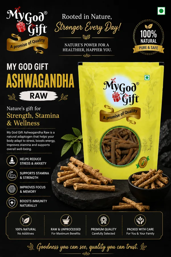 My_God_Gift_POWER_KIT_Shatavar,Safed_Musli,_Ashwagandha_Kaunch_Beej_50_GM_EACH_200_gm_Pack_of_4