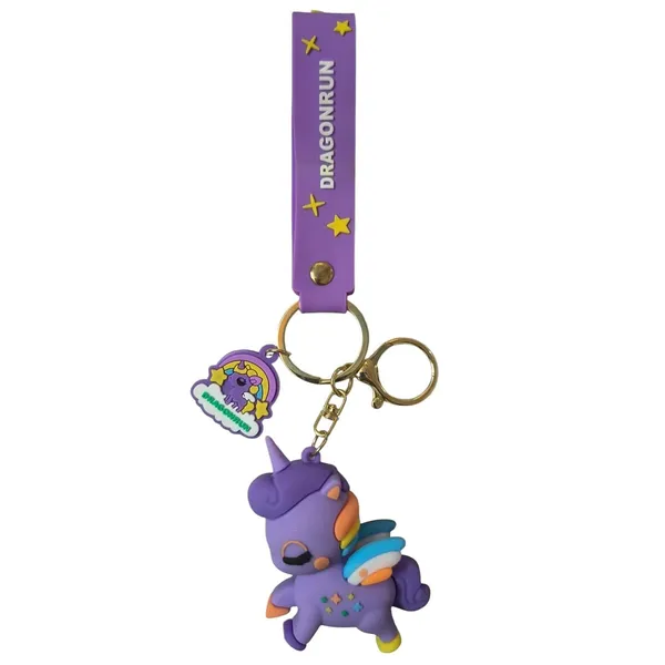 Unicorn_Character_Keychain_With_Rubber_Strap