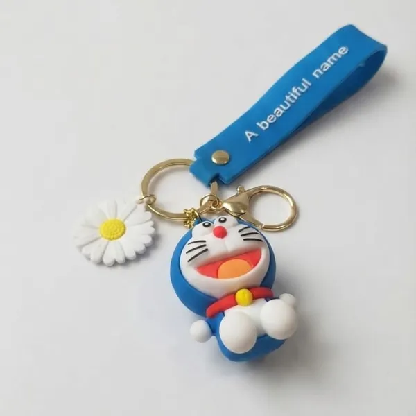Doraemon_Keychain_With_Rubber_Strap