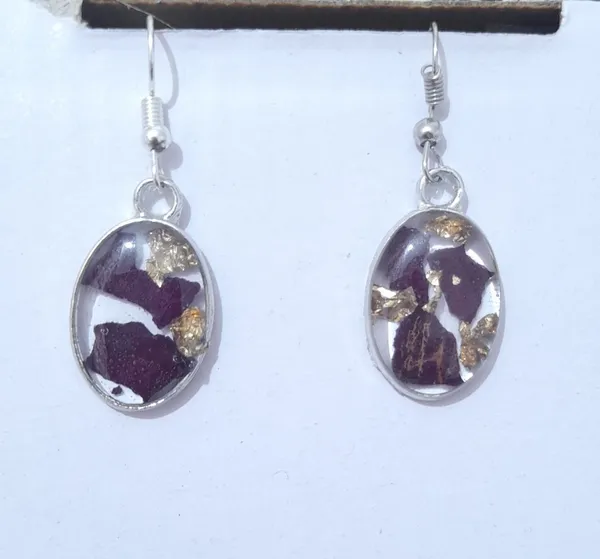 Purple_Resin_Oval_Dangle_Drop_Earrings_For_Women