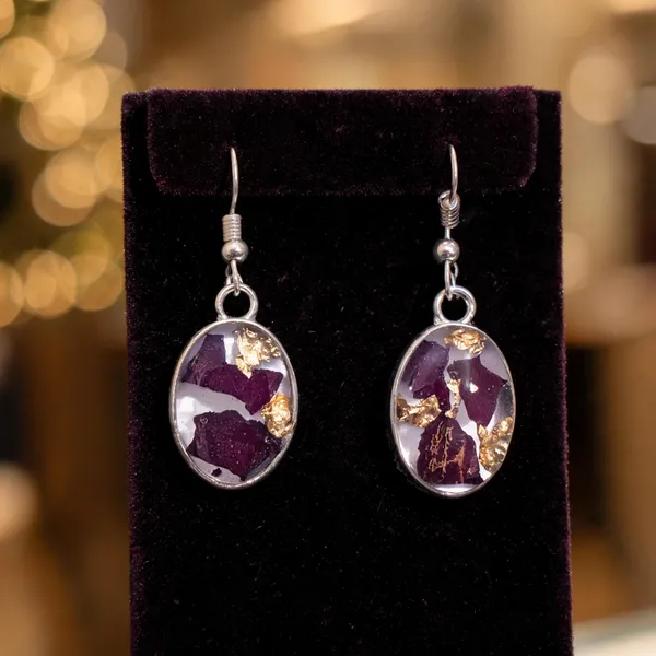 Purple_Resin_Oval_Dangle_Drop_Earrings_For_Women