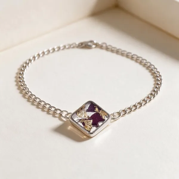 Silver_Resin_Purple_Gold_Diamond_Bracelet_For_Women