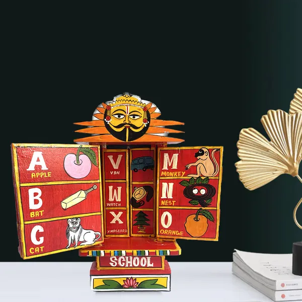 Rajasthani_Kaavad_Art_Medium_School_Orange_Color