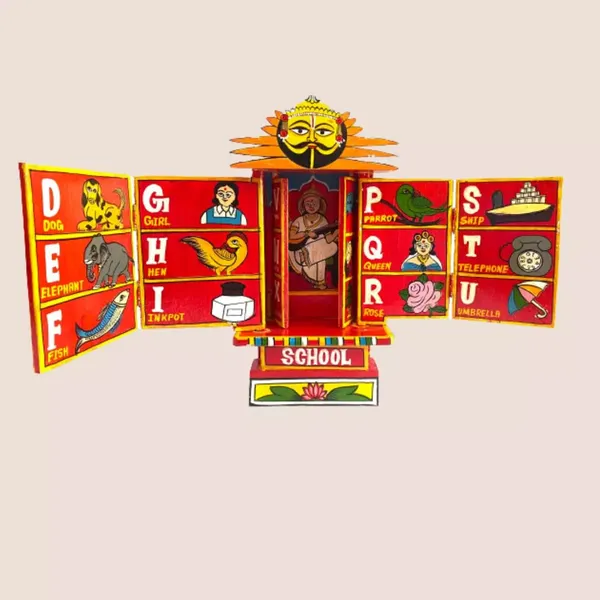 Rajasthani_Kaavad_Art_Medium_School_Orange_Color
