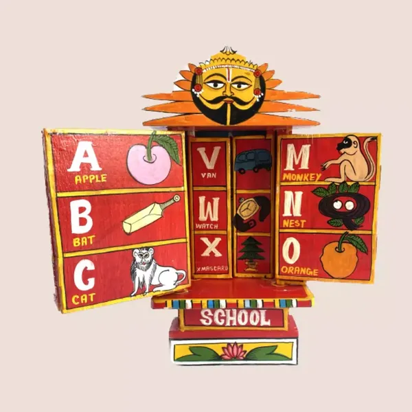 Rajasthani_Kaavad_Art_Medium_School_Orange_Color