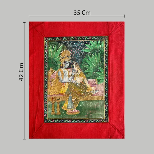 Pichwai_Painting_By_Mahesh_Vishnoi_Radha_Krishna_Antique_Look