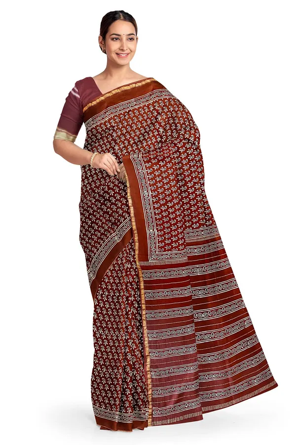 Hand_Blockprinted_Chanderi_Silk_Saree