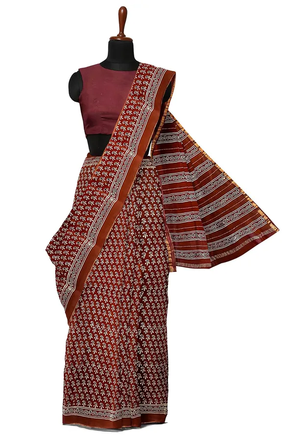 Hand_Blockprinted_Chanderi_Silk_Saree