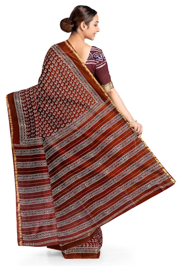Hand_Blockprinted_Chanderi_Silk_Saree