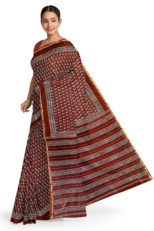 Hand_Blockprinted_Chanderi_Silk_Saree