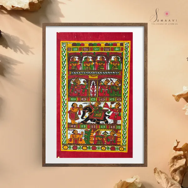 Phad_Painting_From_Rajasthan_Handpainted_Natural_Colors_20_X_12_Inch