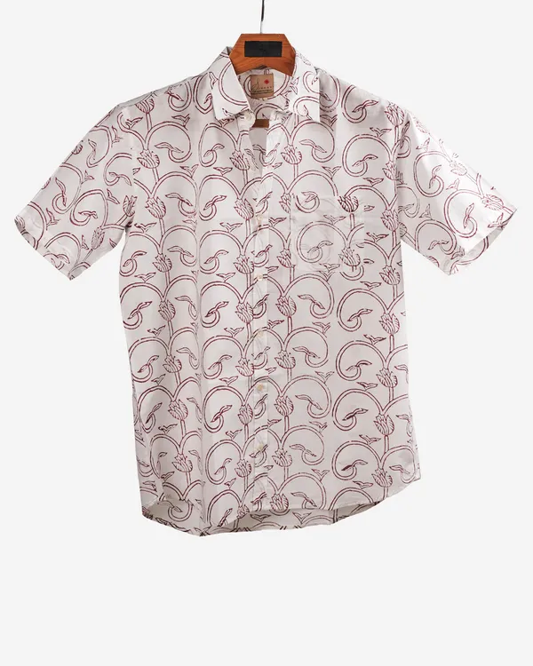 Hand_Blockprinted_Cotton_Half_Sleeve_Shirt_For_Men_Regular_Fit_White