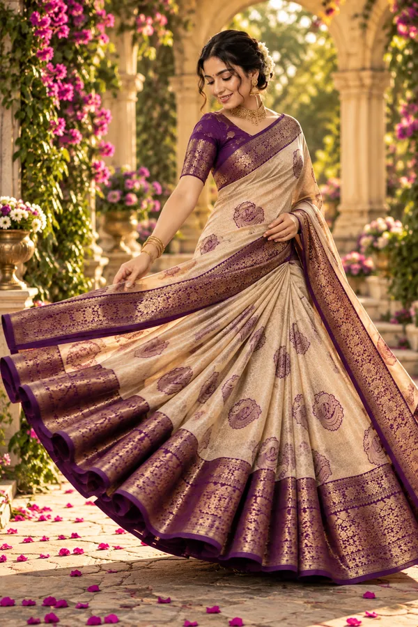 Royal_Ivory_Kanjivaram_Silk_Saree_with_Zari_Border