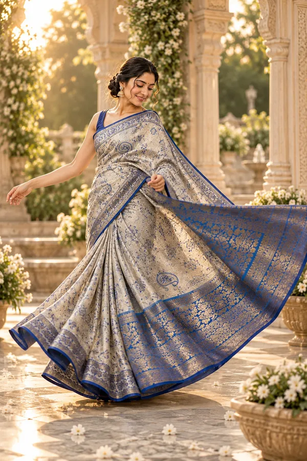 Royal_Paisley_Banarasi_Jacquard_Silk_Saree