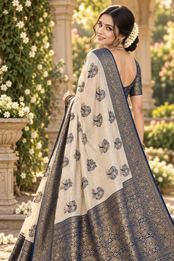Royal_Ivory_And_Crimson_Banarasi_Silk_Zari_Weave_Saree
