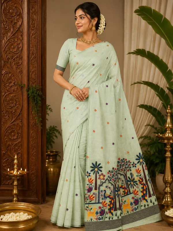 Premium_Shahi_Peacock_Art_Saree