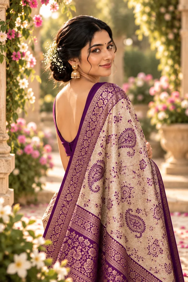 Royal_Paisley_Banarasi_Jacquard_Silk_Saree