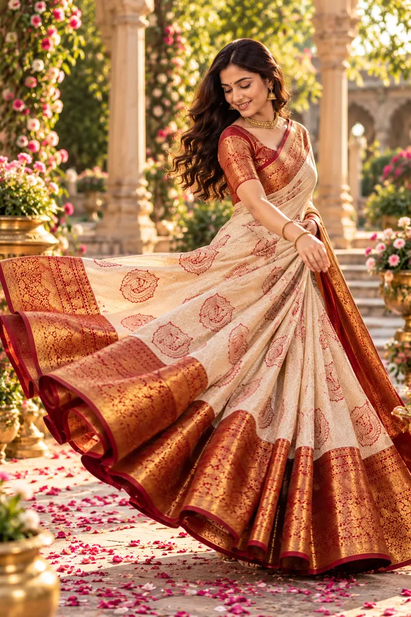 Royal_Ivory_Kanjivaram_Silk_Saree_with_Zari_Border