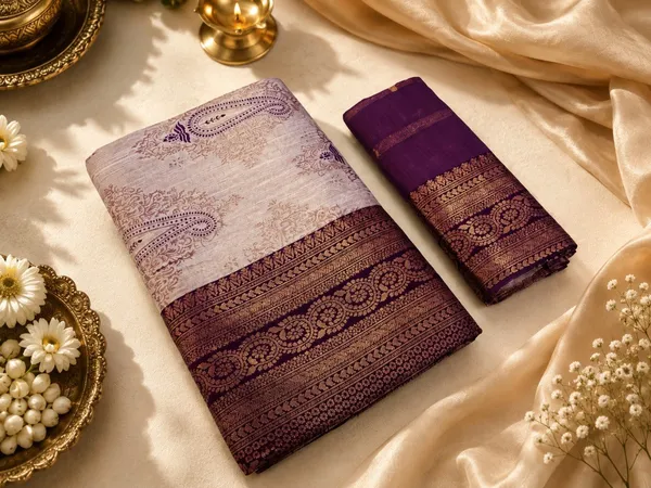 Royal_Plum_Banarasi_Jacquard_Silk_Saree