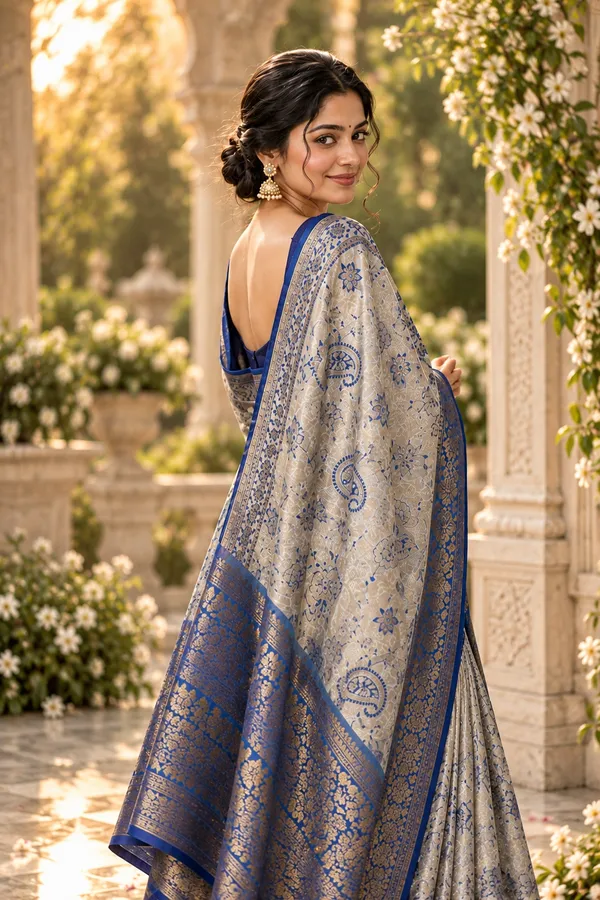 Royal_Paisley_Banarasi_Jacquard_Silk_Saree