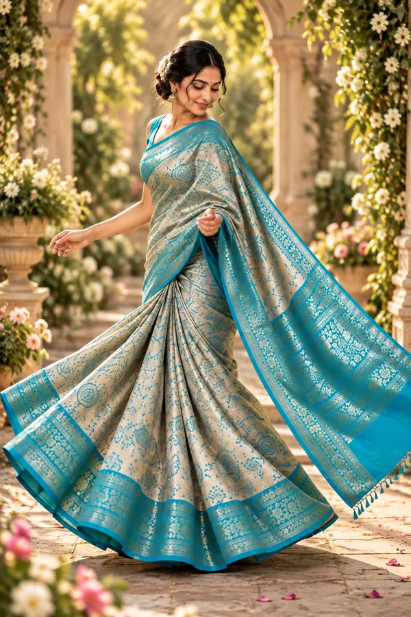 Royal_Paisley_Banarasi_Jacquard_Silk_Saree