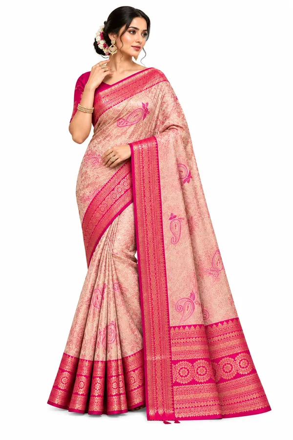 Royal_Plum_Banarasi_Jacquard_Silk_Saree