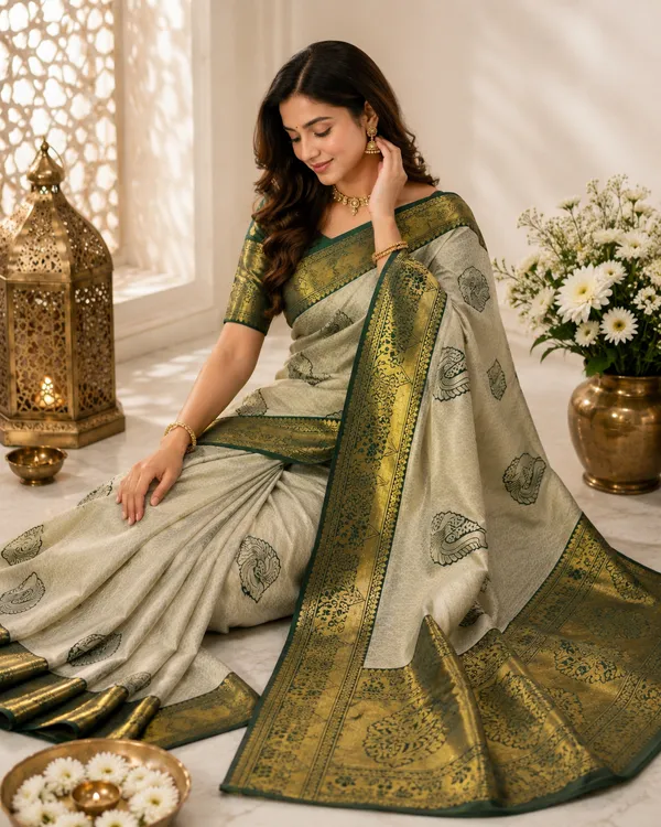Royal_Ivory_Kanjivaram_Silk_Saree_with_Zari_Border