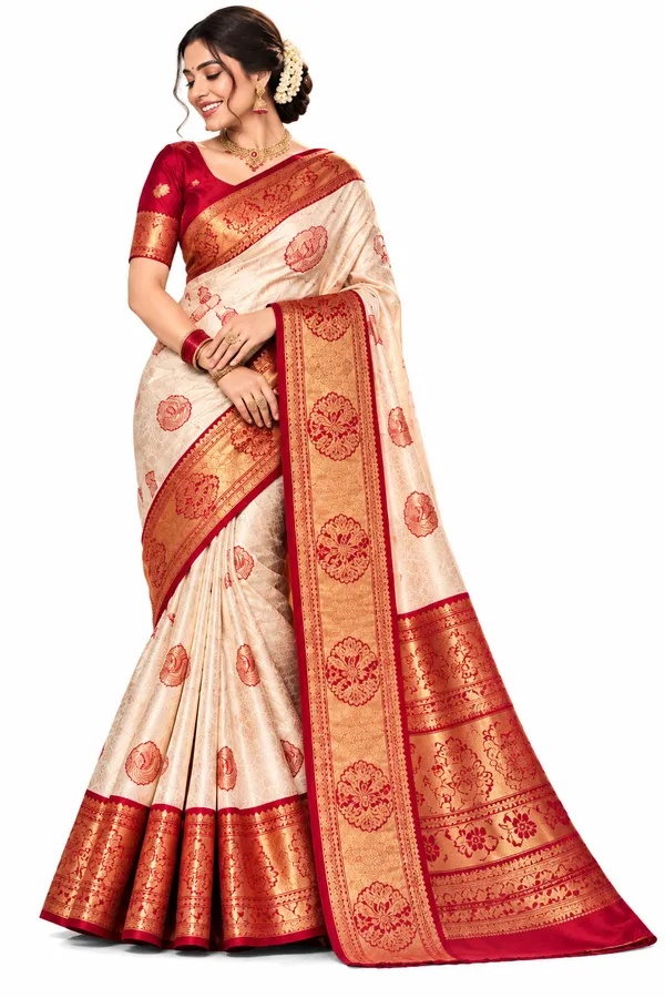 Royal_Ivory_Kanjivaram_Silk_Saree_with_Zari_Border