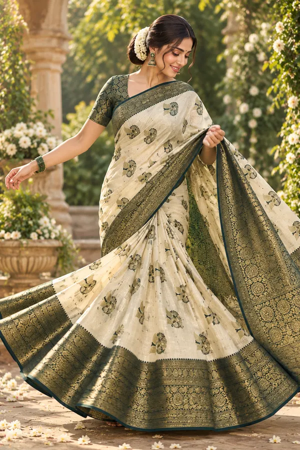 Royal_Ivory_And_Crimson_Banarasi_Silk_Zari_Weave_Saree