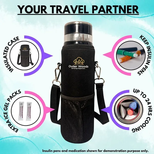 Outer_Woods_Insulin_Cooler_Bottle_Case_-_Large_-_24_Hours_Cooling_With_10_Mini_Ice_Gel_Packs_and_Bottle_Cover_Pack_(Black)