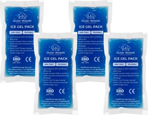 150_Ml_Ice_Gel_Packs_Set_Of_4_Cold_Pack_(Blue)_Pack_Of_2