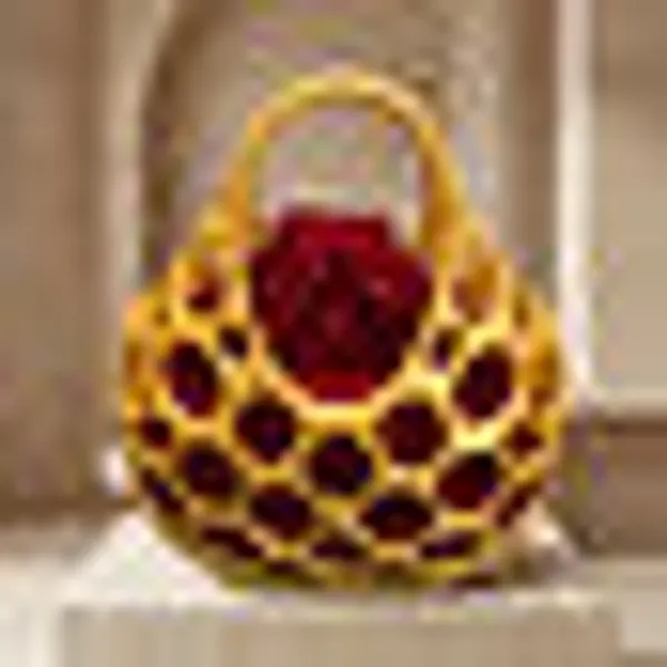 Gold_3D_Printed_Openwork_Cage_Handbag_For_Women