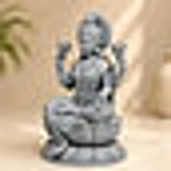 Resin_Traditional_Lotus_Goddess_Lakshmi_Sitting_Idol