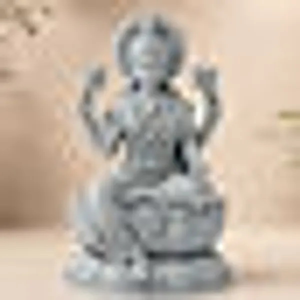 Resin_Traditional_Lotus_Goddess_Lakshmi_Sitting_Idol