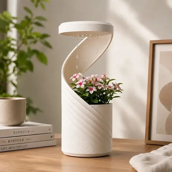 Petg_Spiral_Self_Watering_Desktop_Planter_Vase