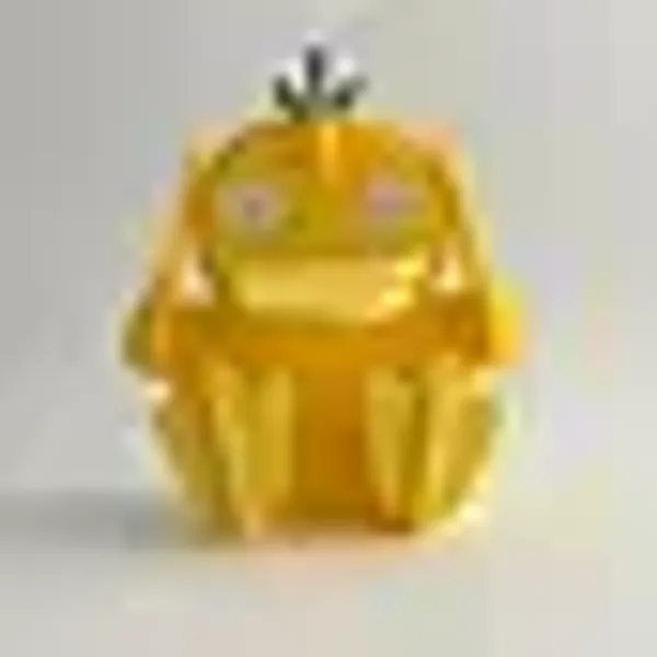 Psyduck_#054_3D_Kit_Card_Snap_Fit_Model_Puzzle