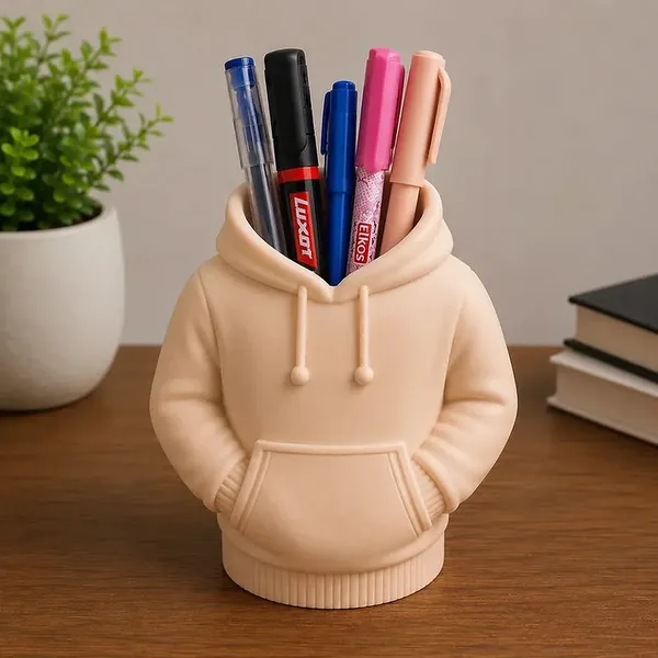 Plastic_Novelty_Hoodie_Style_Pen_Holder_Desk_Organizer