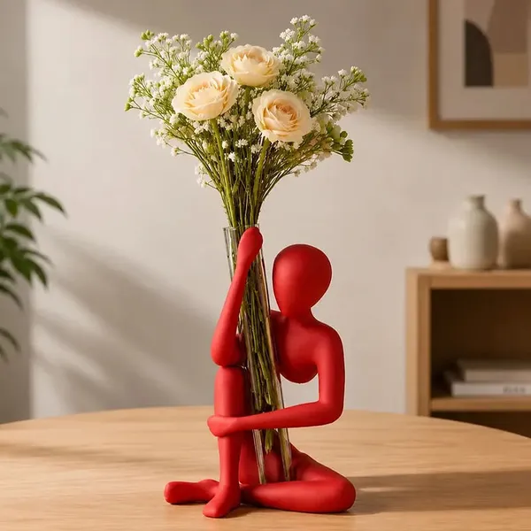 Pla_Abstract_Human_Figure_Flower_Holder_Vase