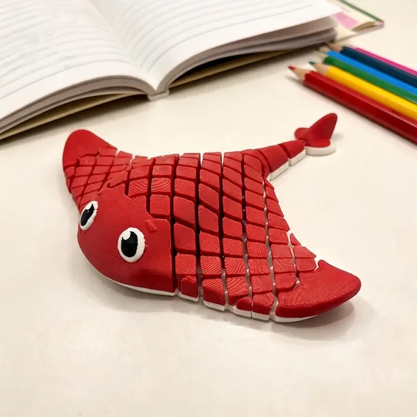 Articulated_Stingray_Flexible_Fidget_Toy_Red