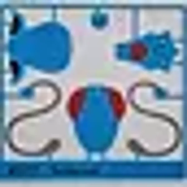 Tentacool_#072_3D_Kit_Card_Diy_Assembly_Model