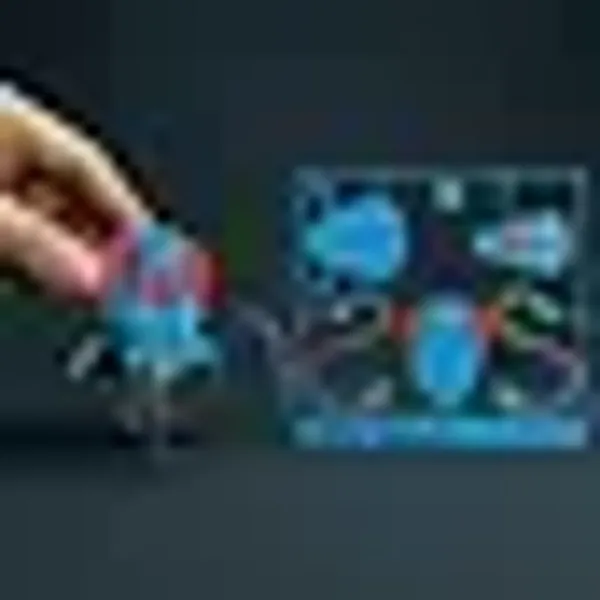 Tentacool_#072_3D_Kit_Card_Diy_Assembly_Model