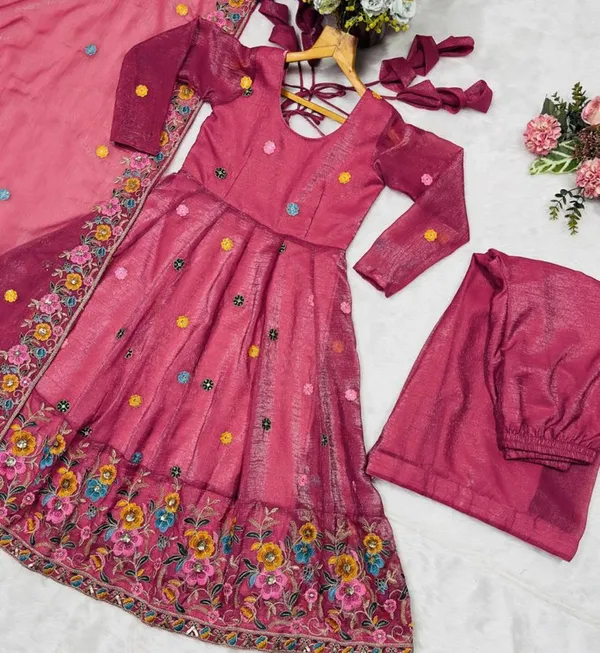 Womens_Crunchy_Silk_Embroidery_Anarkali_Gown_Pant_With_Dupatta
