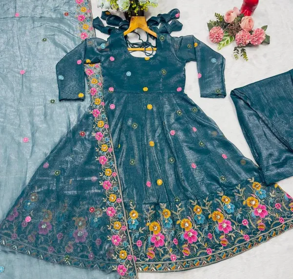 Womens_Crunchy_Silk_Embroidery_Anarkali_Gown_Pant_With_Dupatta
