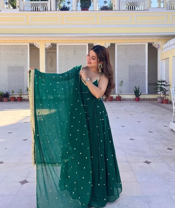 Womens_Faux_Blooming_Sequins_Anarkali_Gown_Pant_With_Dupatta