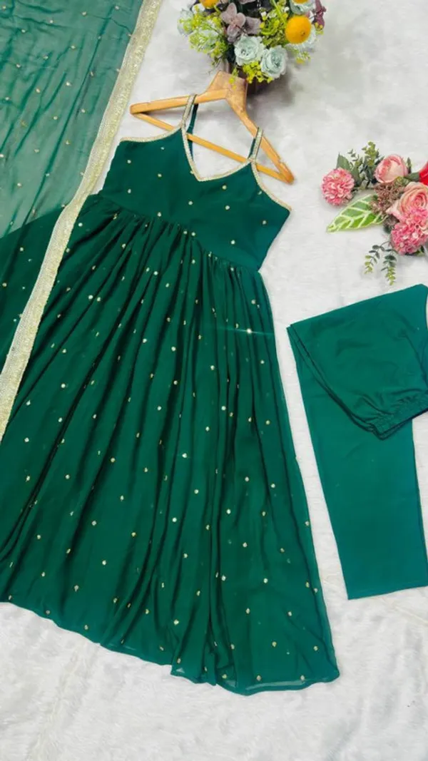 Womens_Faux_Blooming_Sequins_Anarkali_Gown_Pant_With_Dupatta