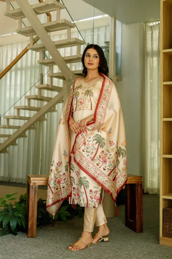 Women's_Viscose_Embroidery_Beads_Straight_Kurta_Pant_With_Dupatta